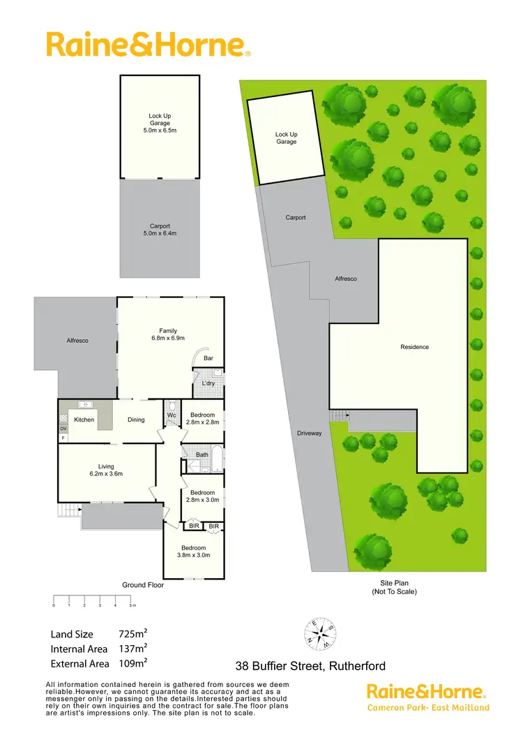 Floorplan of Homely house listing, 38 Buffier Crescent, Rutherford NSW 2320