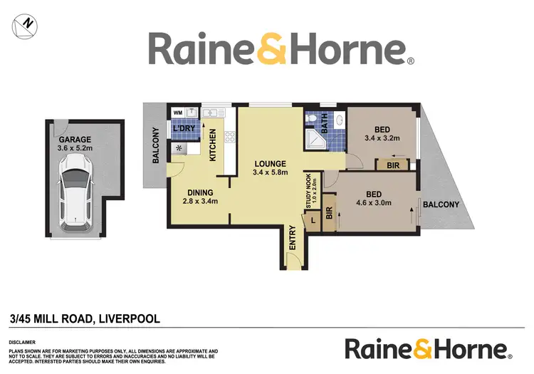 Floorplan of Homely unit listing, 3/45 Mill Road, Liverpool NSW 2170