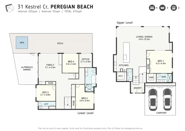 Floorplan of Homely house listing, 31 Kestrel Crescent, Peregian Beach QLD 4573