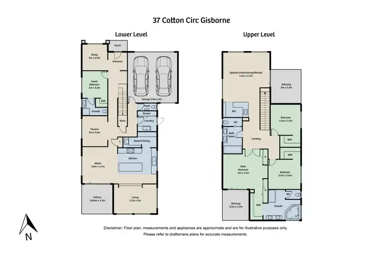 Floorplan of Homely house listing, 37 Cotton Circuit, Gisborne VIC 3437