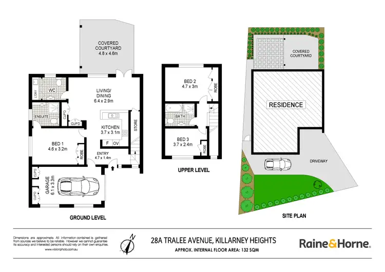 Floorplan of Homely townhouse listing, 28A Tralee Avenue, Killarney Heights NSW 2087
