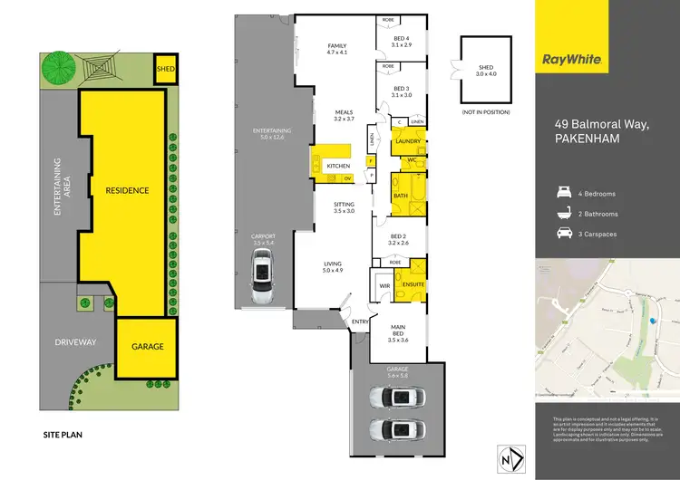 Floorplan of Homely house listing, 49 Balmoral Way, Pakenham VIC 3810