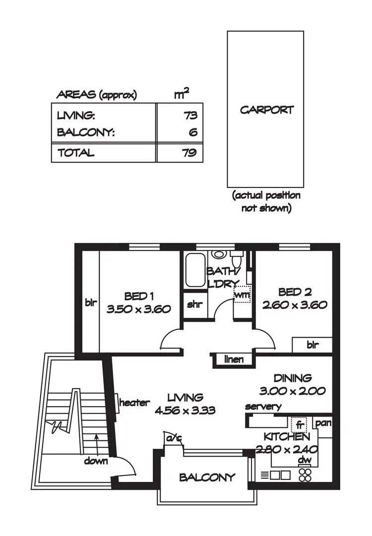 Floorplan of Homely apartment listing, 19/53 King William Road, Unley SA 5061