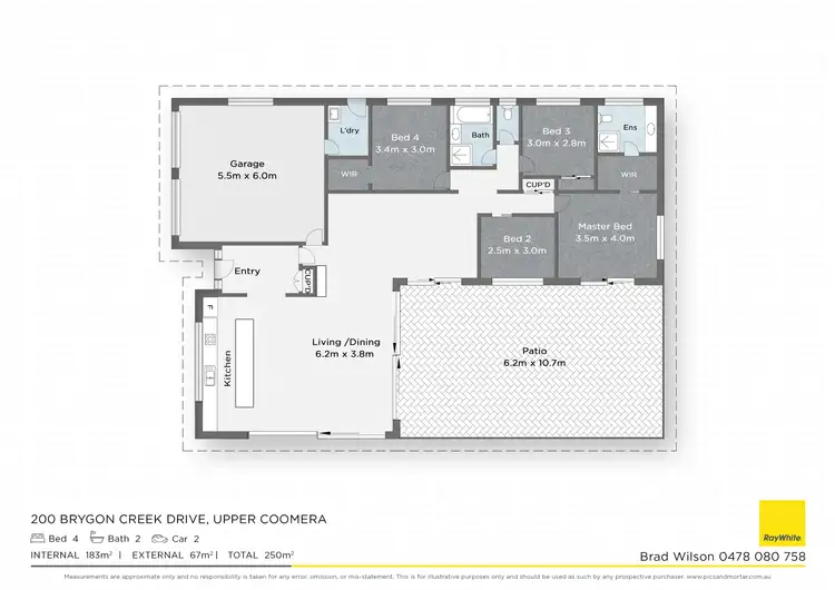 Floorplan of Homely house listing, 200 Brygon Creek Drive, Upper Coomera QLD 4209