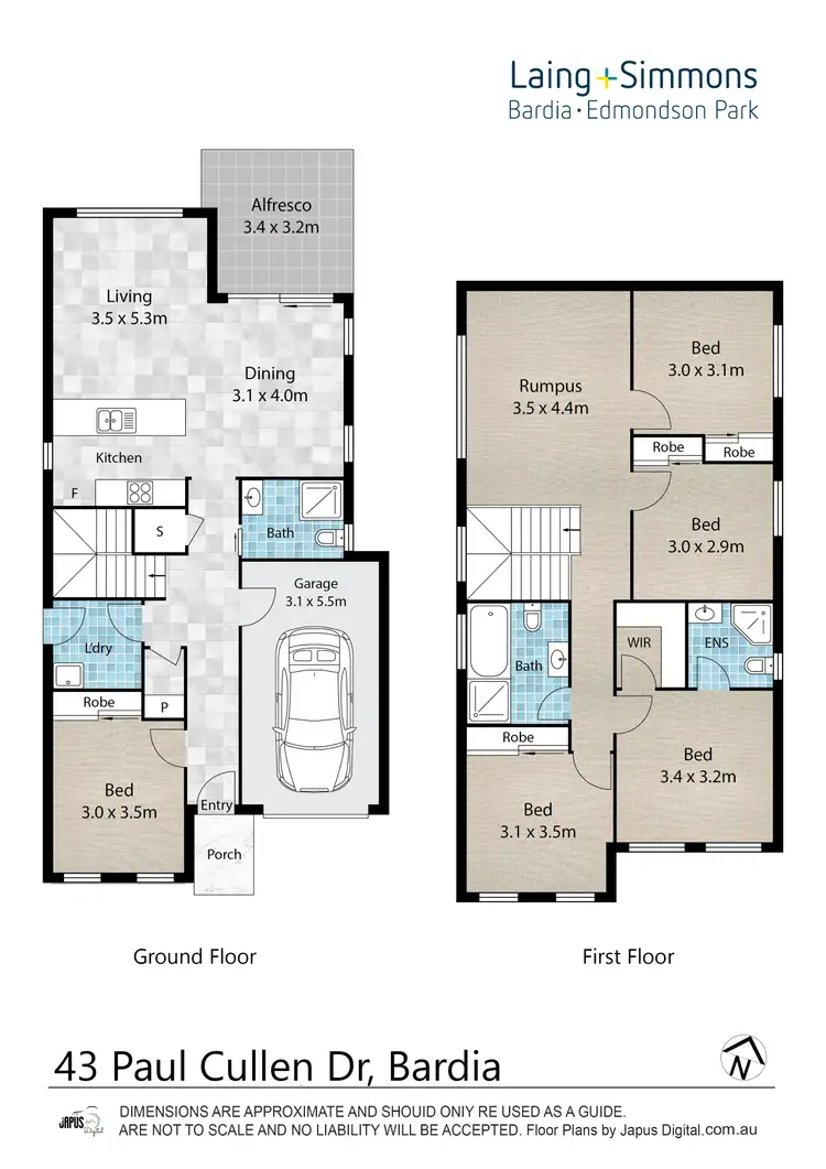 Floorplan of Homely house listing, 43 Paul Cullen Drive, Bardia NSW 2565