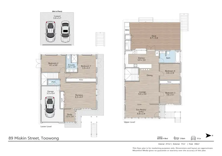 Floorplan of Homely house listing, 89 Miskin Street, Toowong QLD 4066
