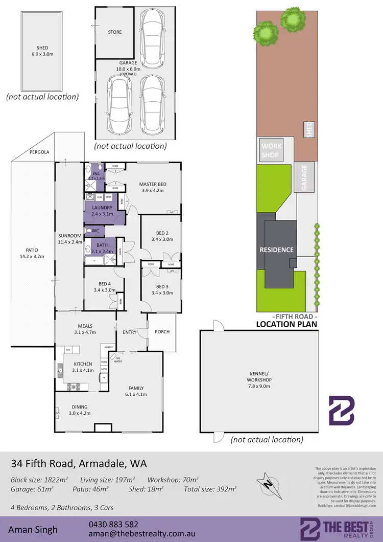 Floorplan of Homely house listing, 34 Fifth Road, Armadale WA 6112