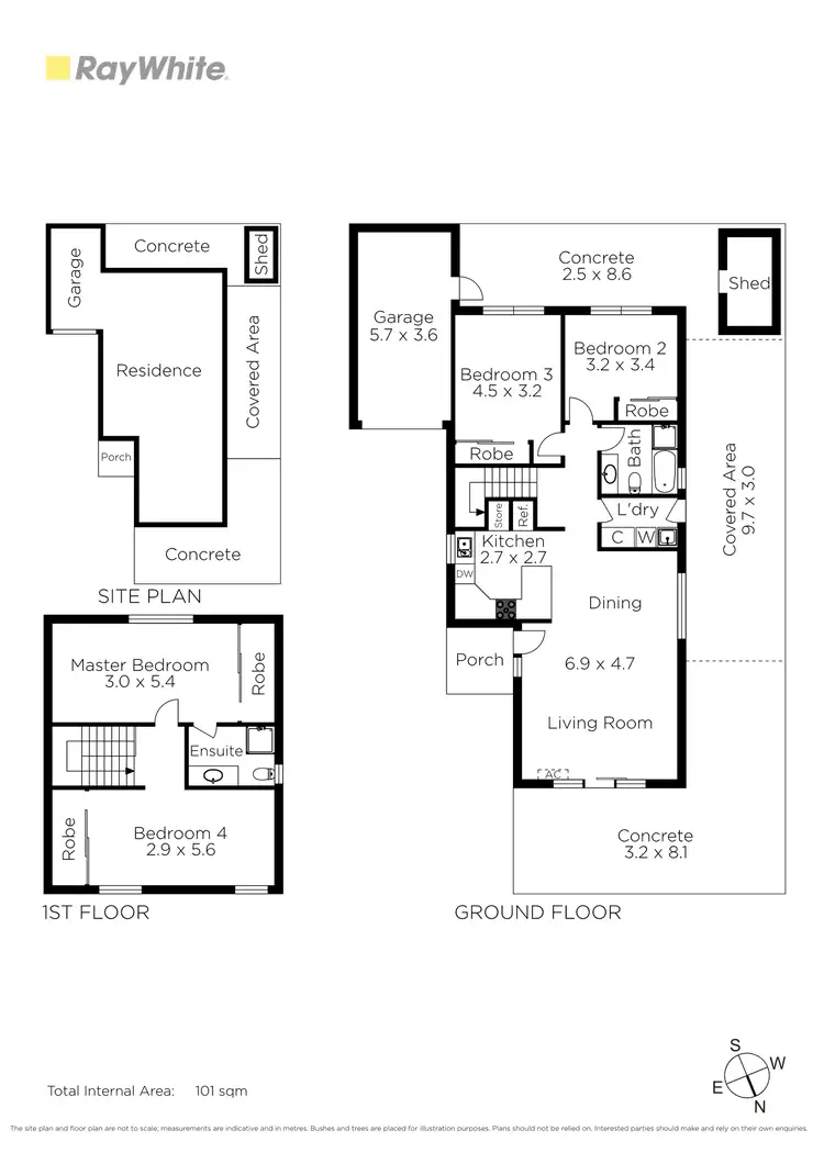 Floorplan of Homely townhouse listing, 3/75-77 Darnley Street, Braybrook VIC 3019