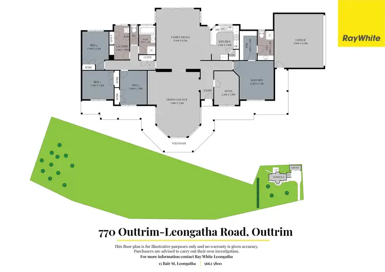 Floorplan of Homely rural property listing, 770 Outtrim-Leongatha Road, Outtrim VIC 3951