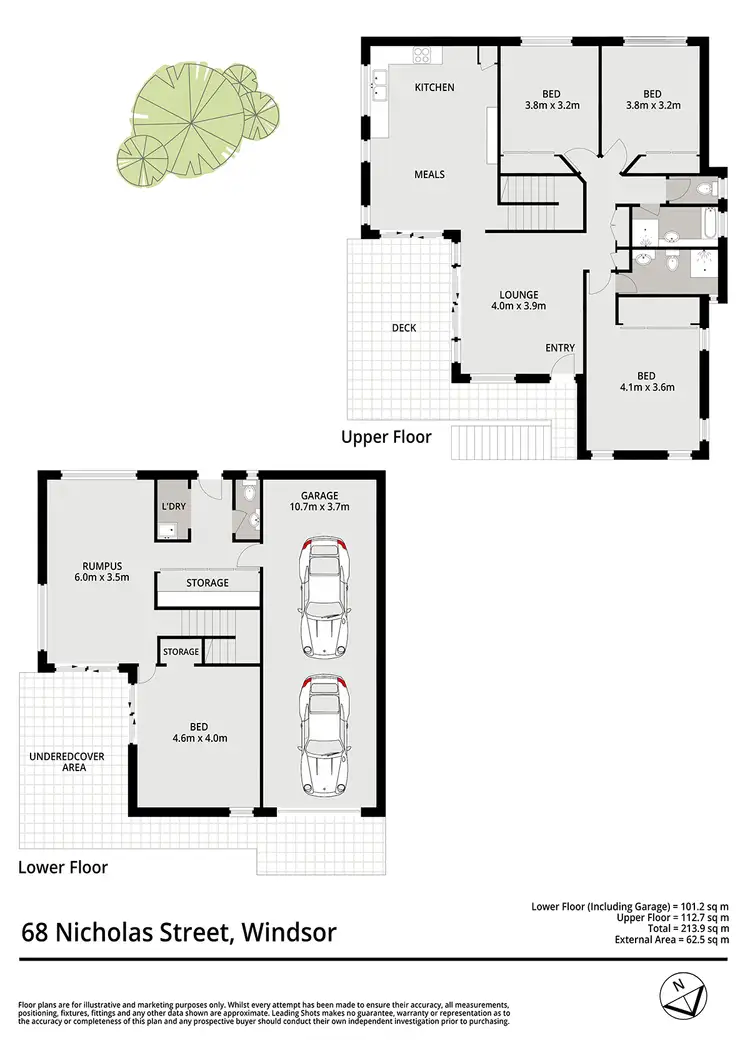 Floorplan of Homely house listing, 68 Nicholas Street, Windsor QLD 4030