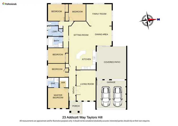 Floorplan of Homely house listing, 23 Addicott Way, Taylors Hill VIC 3037