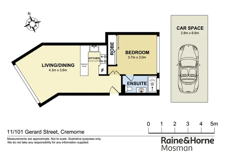 Floorplan of Homely apartment listing, 11/101 Gerard Street, Cremorne NSW 2090