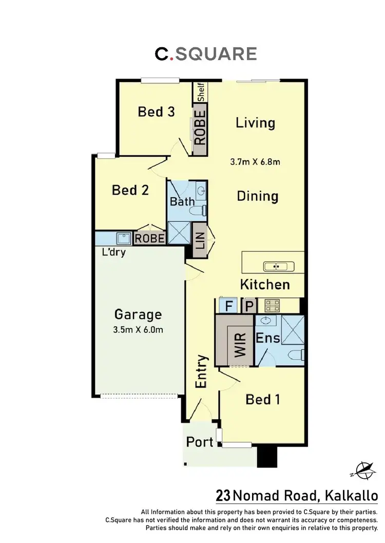 Floorplan of Homely house listing, 23 Nomad Road, Kalkallo VIC 3064