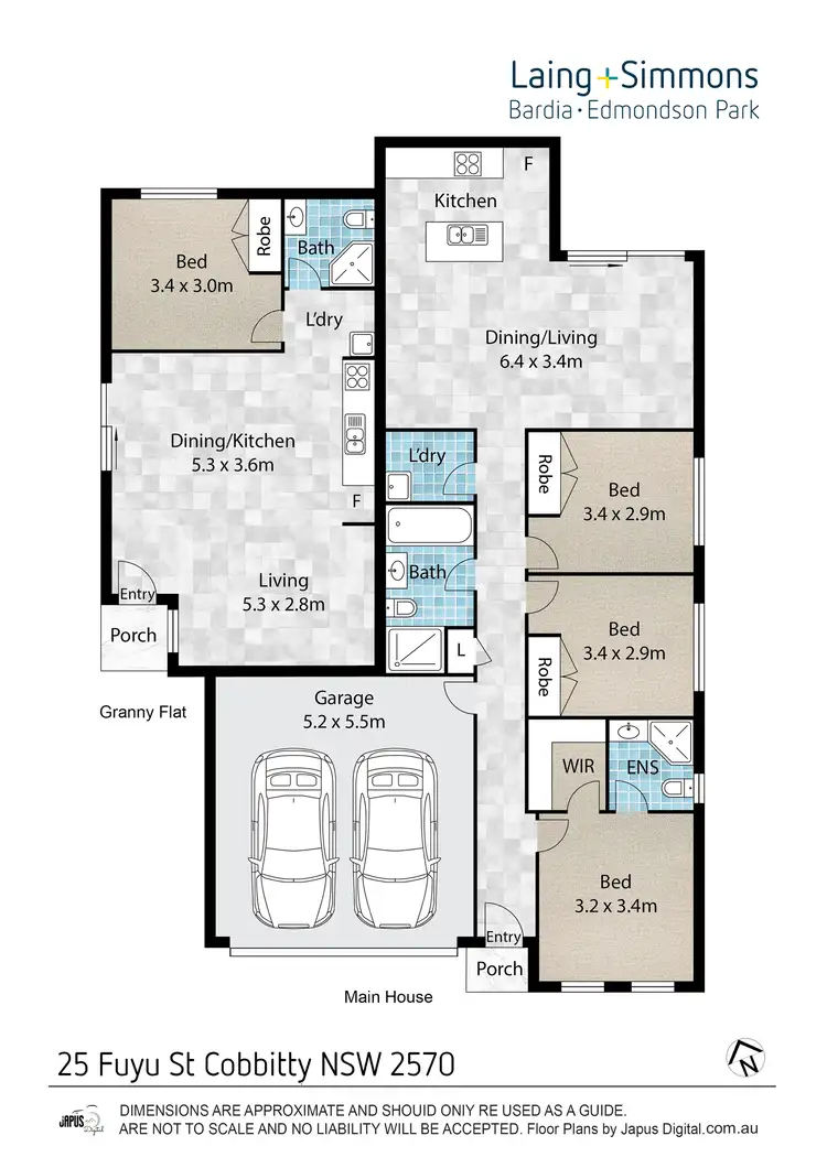 Floorplan of Homely house listing, 25 Fuyu Street, Cobbitty NSW 2570
