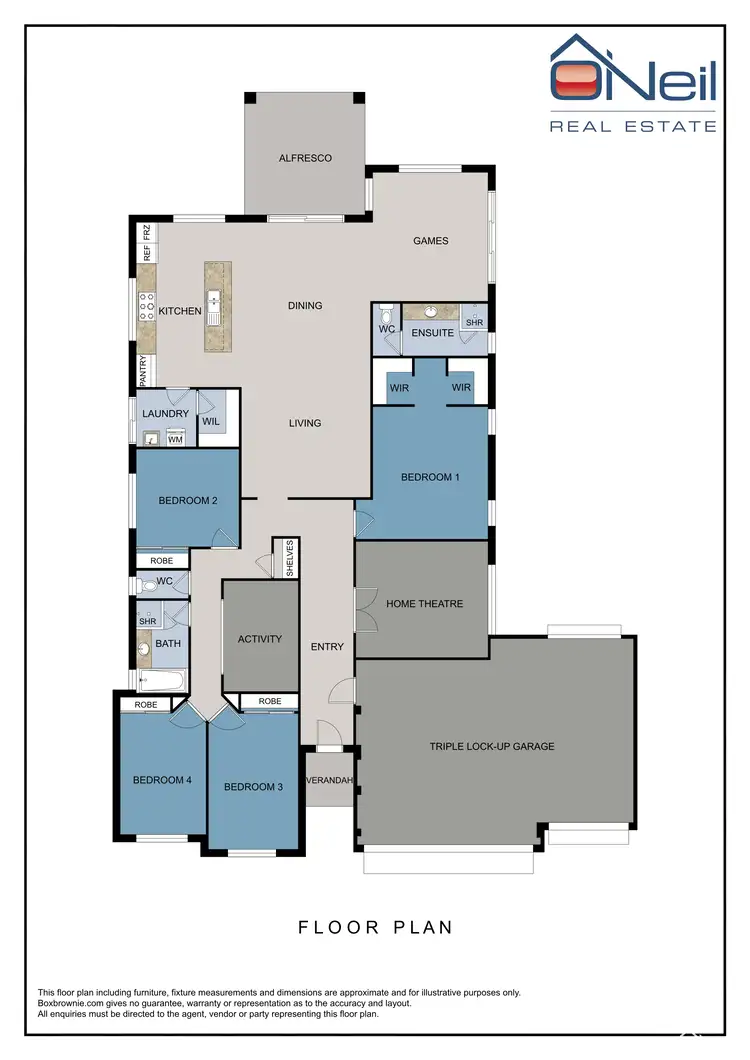 Floorplan of Homely house listing, 32 Mclachlan Turn, Byford WA 6122