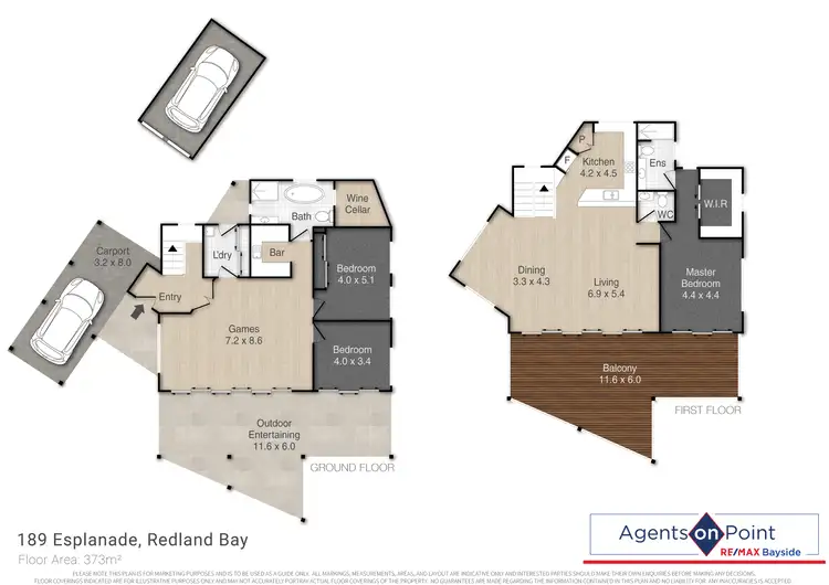Floorplan of Homely house listing, 189 Esplanade, Redland Bay QLD 4165