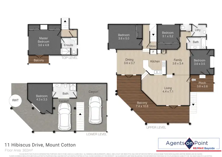 Floorplan of Homely house listing, 11 Hibiscus Drive, Mount Cotton QLD 4165