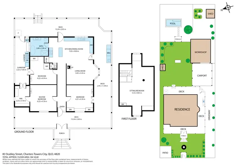 Floorplan of Homely house listing, 83 Stubley Street, Charters Towers City QLD 4820