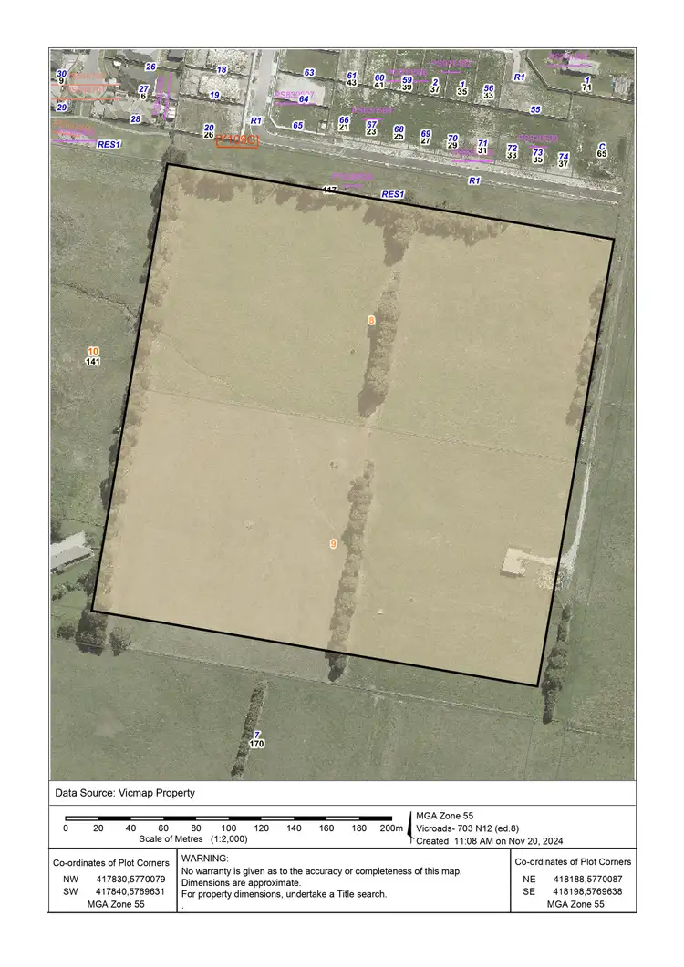 Floorplan of Homely rural property listing, Lot 8 & 9 Rollo Street, Yarragon VIC 3823