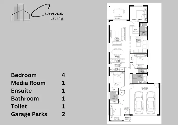 Floorplan of Homely house listing, 17 Howe Circuit, Logan Reserve QLD 4133