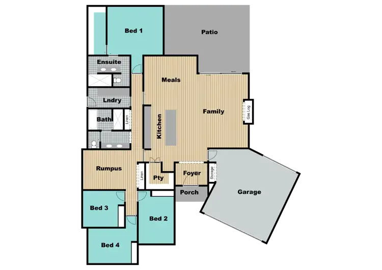 Floorplan of Homely house listing, 17 Snowy Crescent, Dubbo NSW 2830