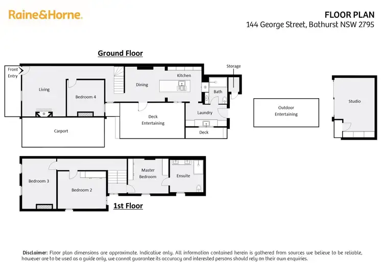 Floorplan of Homely house listing, 144 George Street, Bathurst NSW 2795