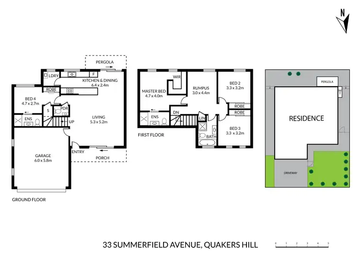 Floorplan of Homely house listing, 33 Summerfield Avenue, Quakers Hill NSW 2763