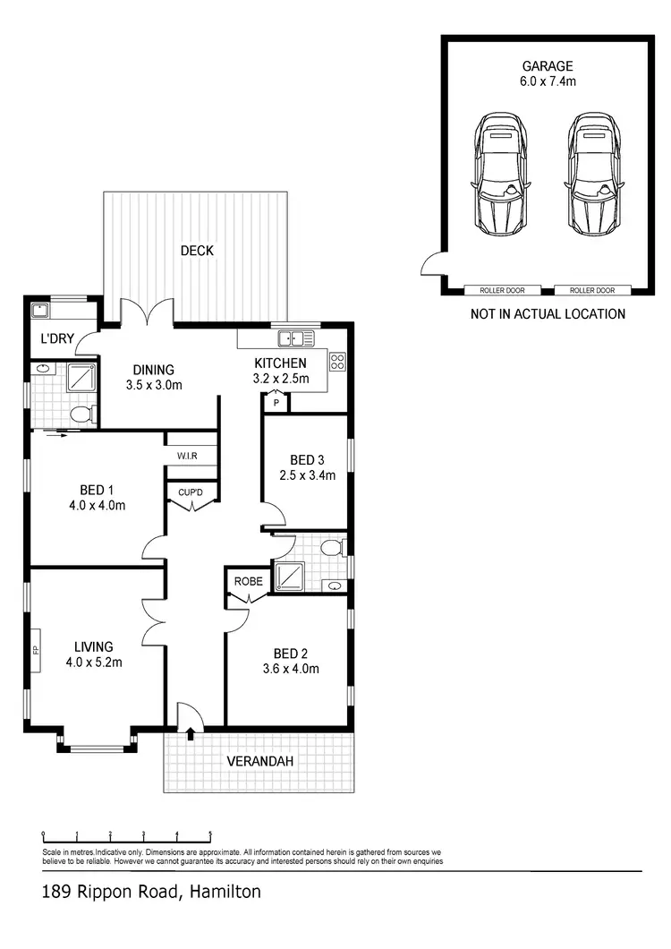 Floorplan of Homely house listing, 189 Rippon Road, Hamilton VIC 3300