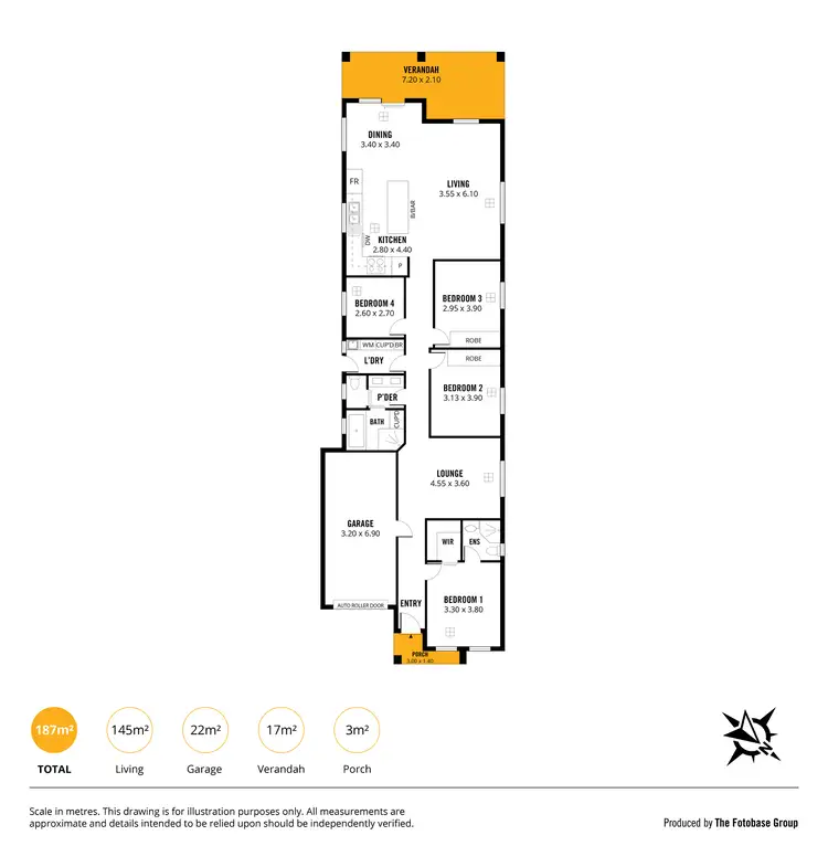 Floorplan of Homely house listing, 7A Cookes Road, Windsor Gardens SA 5087