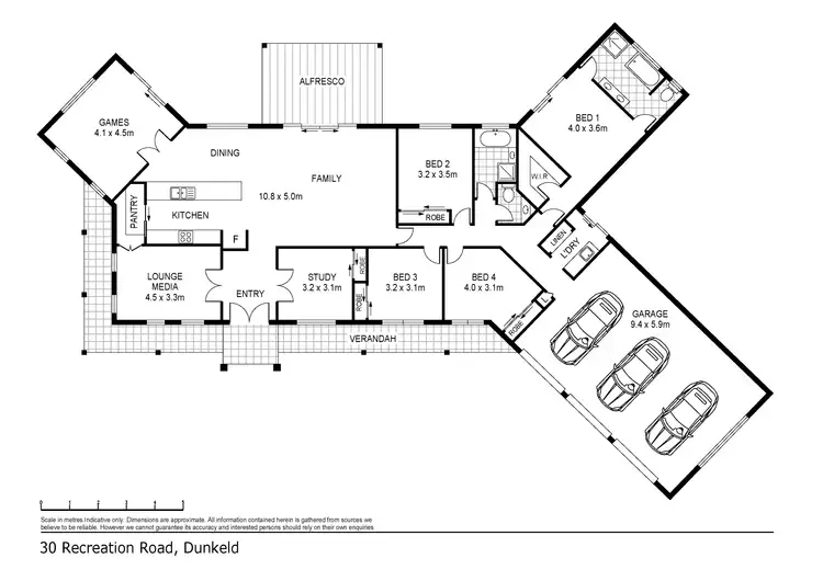 Floorplan of Homely house listing, 30 - 40 Recreation Road, Dunkeld VIC 3294