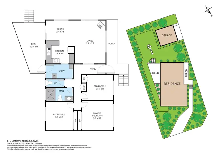 Floorplan of Homely house listing, 619 Settlement Road, Cowes VIC 3922
