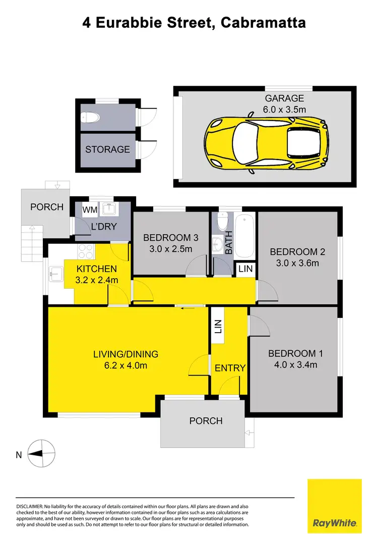 Floorplan of Homely house listing, 4 Eurabbie Street, Cabramatta NSW 2166