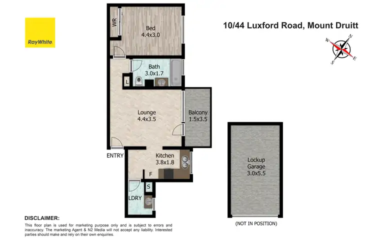 Floorplan of Homely apartment listing, 10/44 Luxford Road, Mount Druitt NSW 2770