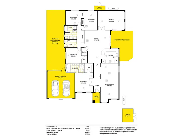 Floorplan of Homely house listing, 47 Grand Boulevard, Seaford Rise SA 5169