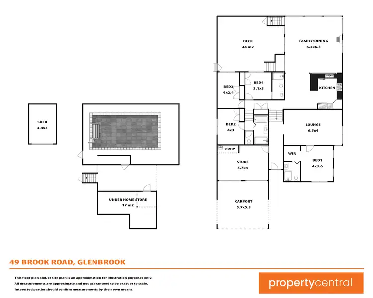 Floorplan of Homely house listing, 49 Brook Road, Glenbrook NSW 2773
