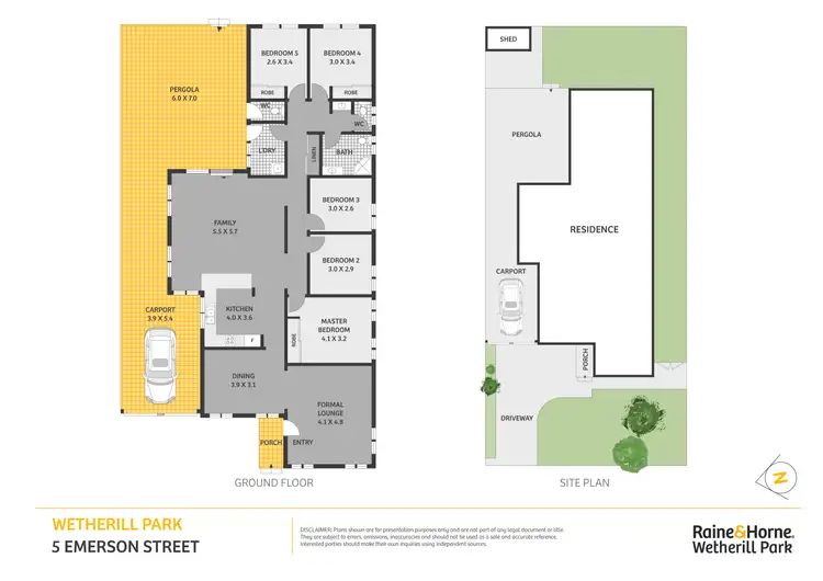 Floorplan of Homely house listing, 5 Emerson Street, Wetherill Park NSW 2164