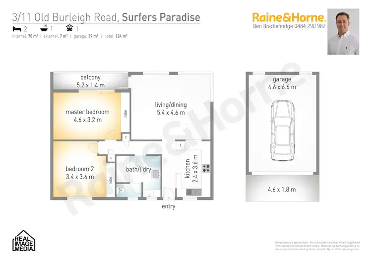 Floorplan of Homely apartment listing, 3/11 Old Burleigh Road, Surfers Paradise QLD 4217