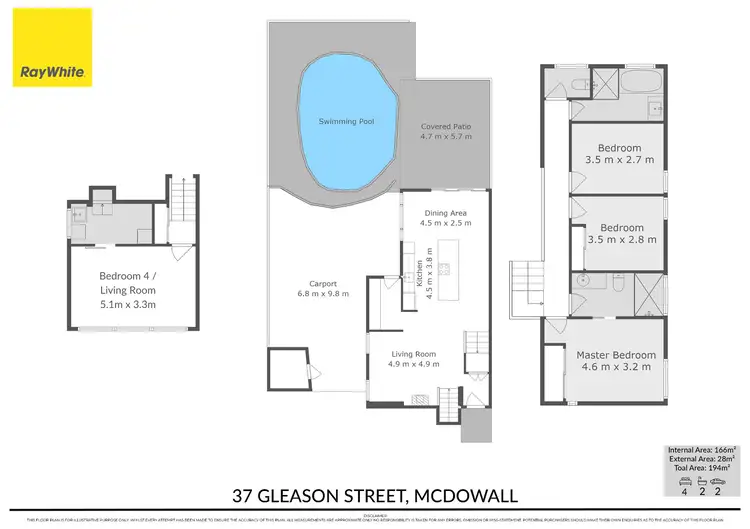 Floorplan of Homely house listing, 37 Gleason Street, Mcdowall QLD 4053