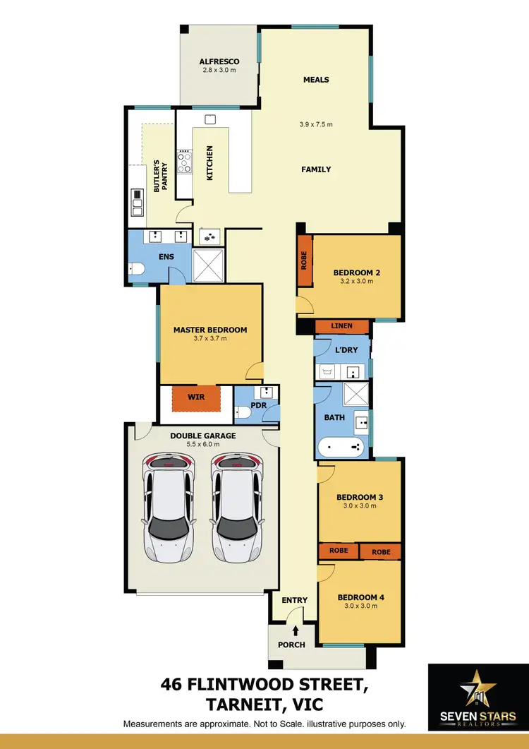 Floorplan of Homely house listing, 46 Flintwood Street, Tarneit VIC 3029