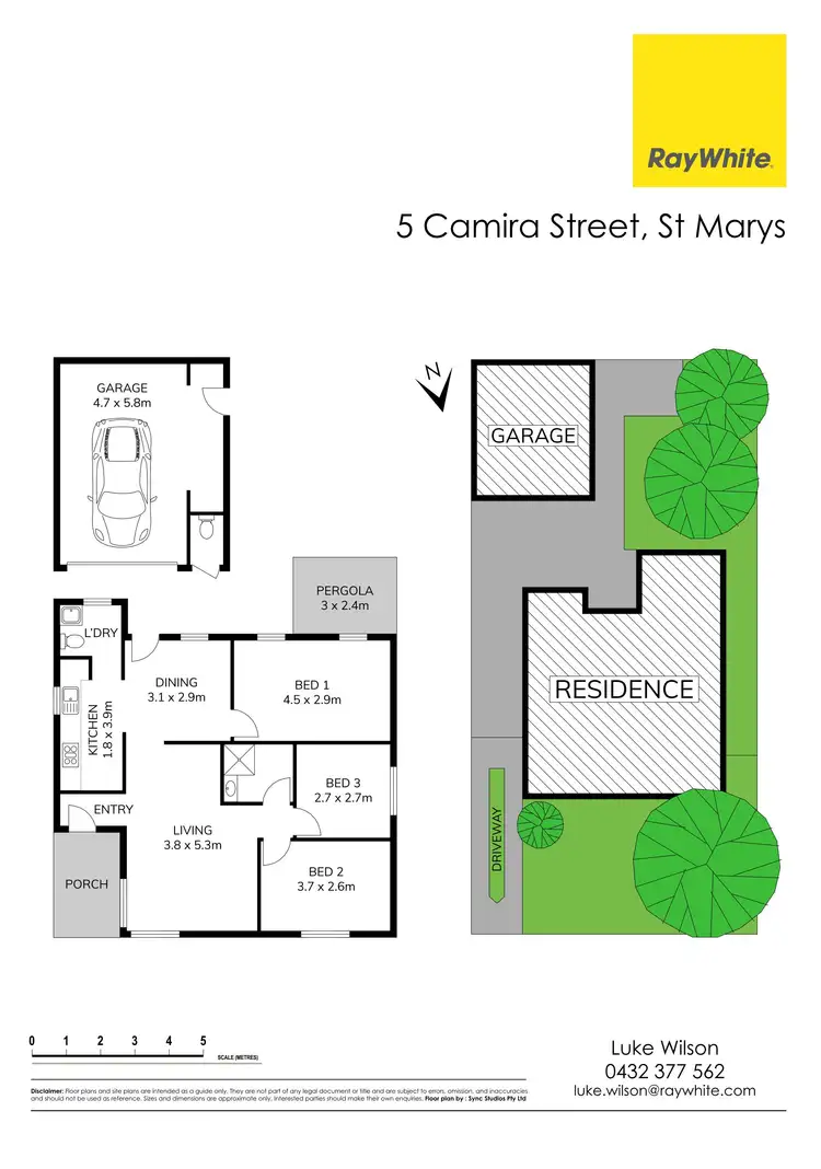 Floorplan of Homely house listing, 5 Camira Street, St Marys NSW 2760