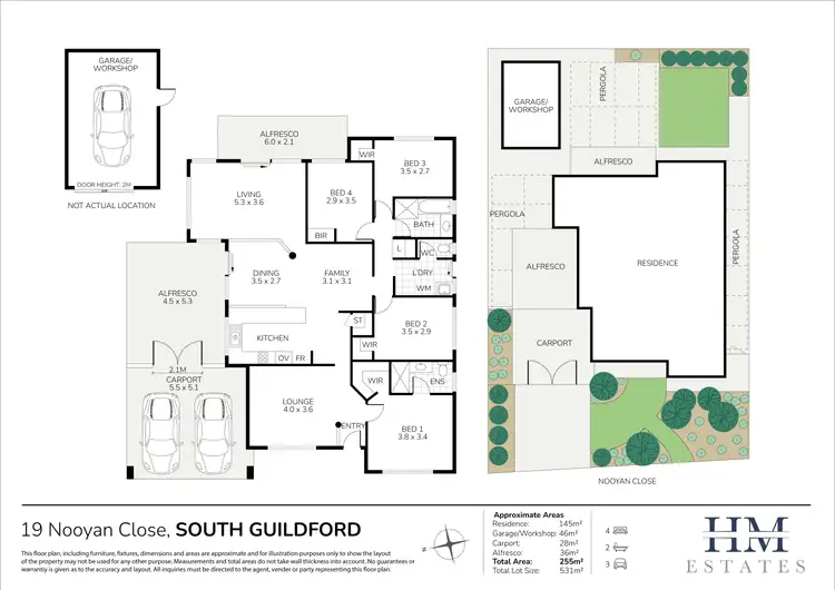 Floorplan of Homely house listing, 19 Nooyan Close, South Guildford WA 6055