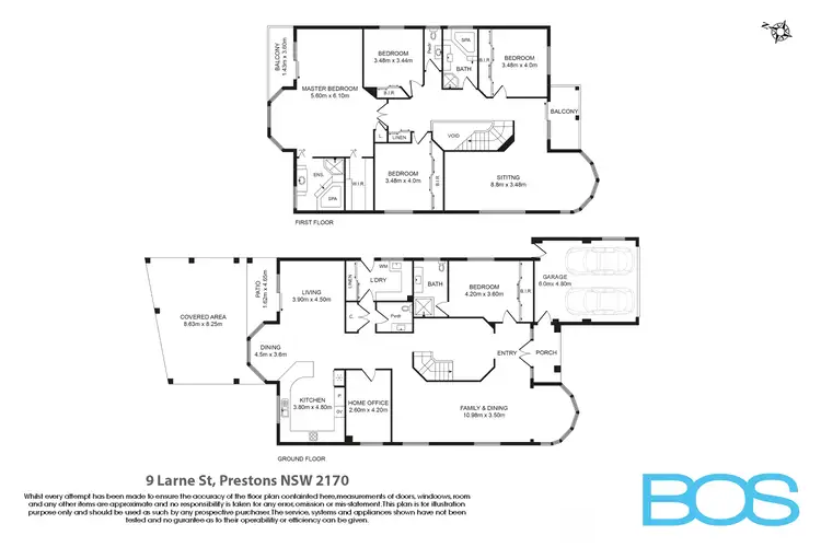 Floorplan of Homely house listing, 9 Larne Street, Prestons NSW 2170