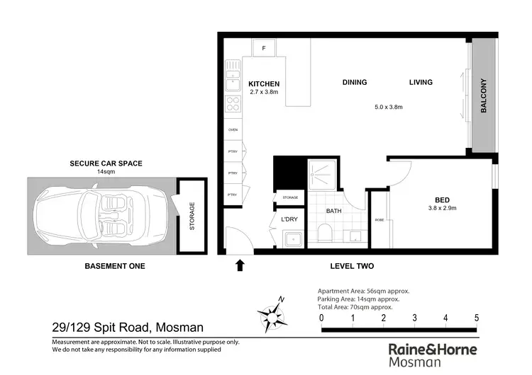 Floorplan of Homely apartment listing, 29/129 Spit Road, Mosman NSW 2088