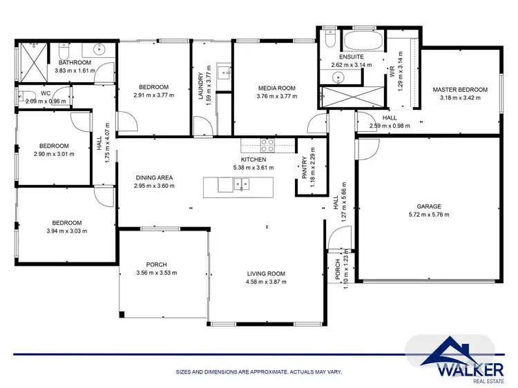 Floorplan of Homely house listing, 63 Timberlea Drive, Bentley Park QLD 4869