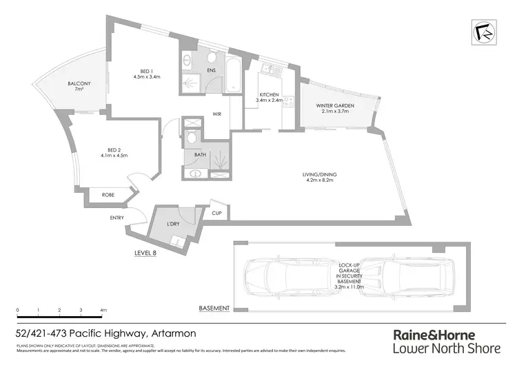 Floorplan of Homely apartment listing, 52/421-473 Pacific Highway, Artarmon NSW 2064