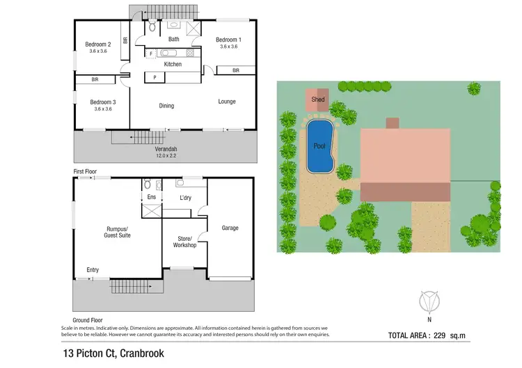 Floorplan of Homely house listing, 13 Picton Court, Cranbrook QLD 4814