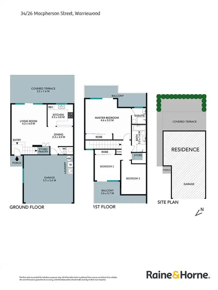 Floorplan of Homely townhouse listing, 34/26 Macpherson Street, Warriewood NSW 2102