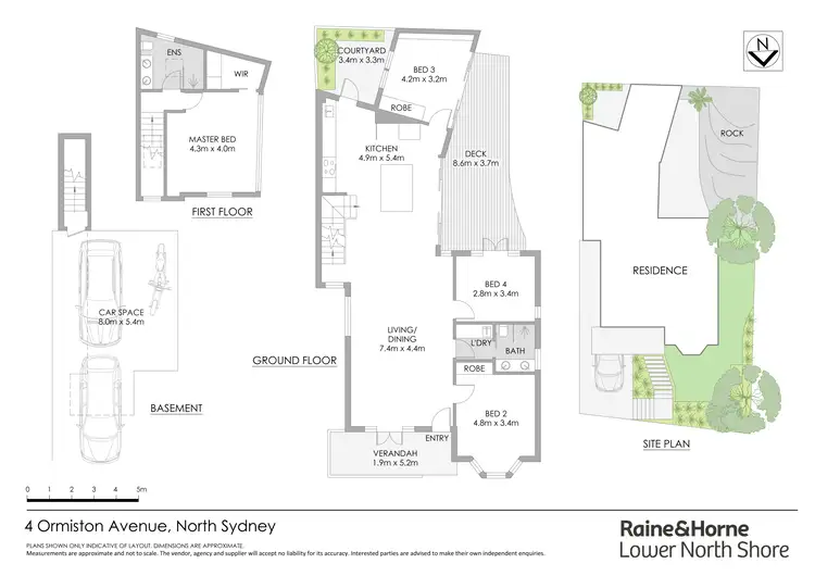 Floorplan of Homely house listing, 4 Ormiston Avenue, North Sydney NSW 2060