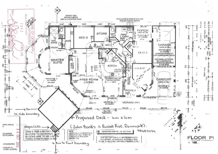 Floorplan of Homely house listing, 11 Russell Rise, Denmark WA 6333