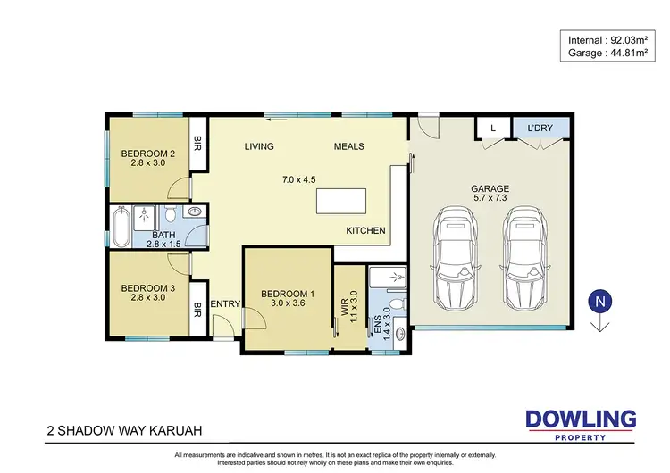 Floorplan of Homely house listing, 2 Shadow Way, Karuah NSW 2324